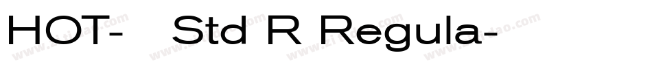 HOT-京円 Std R Regula字体转换